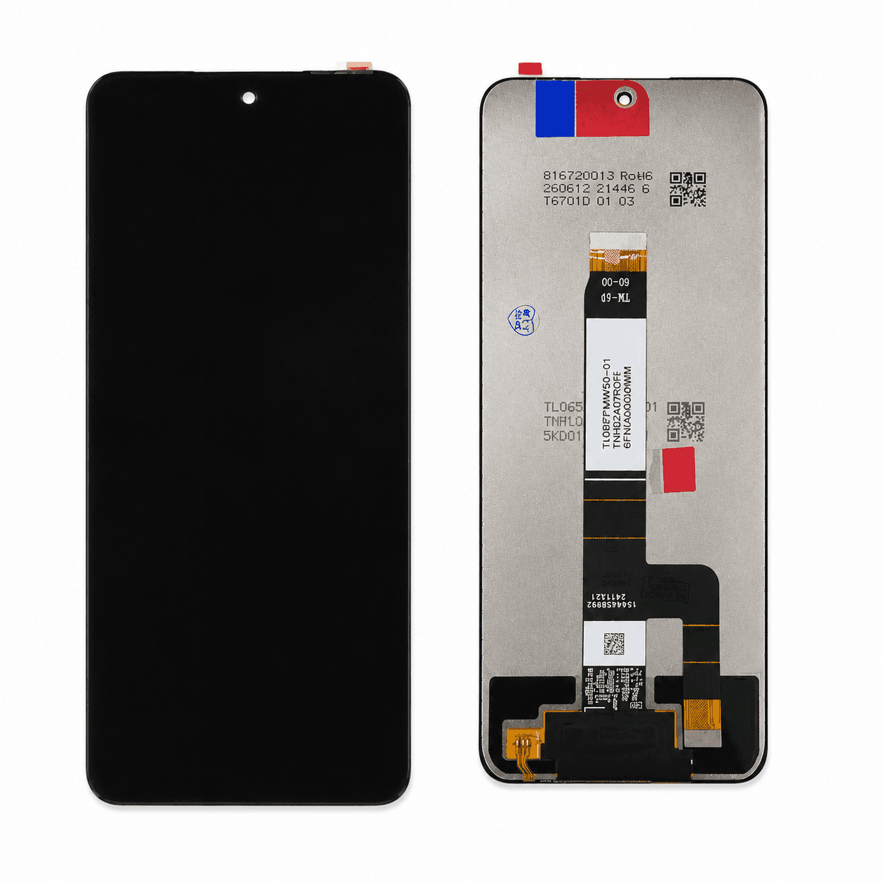 Redmi 12 Servis LCD Ekran Black - Çıtasız