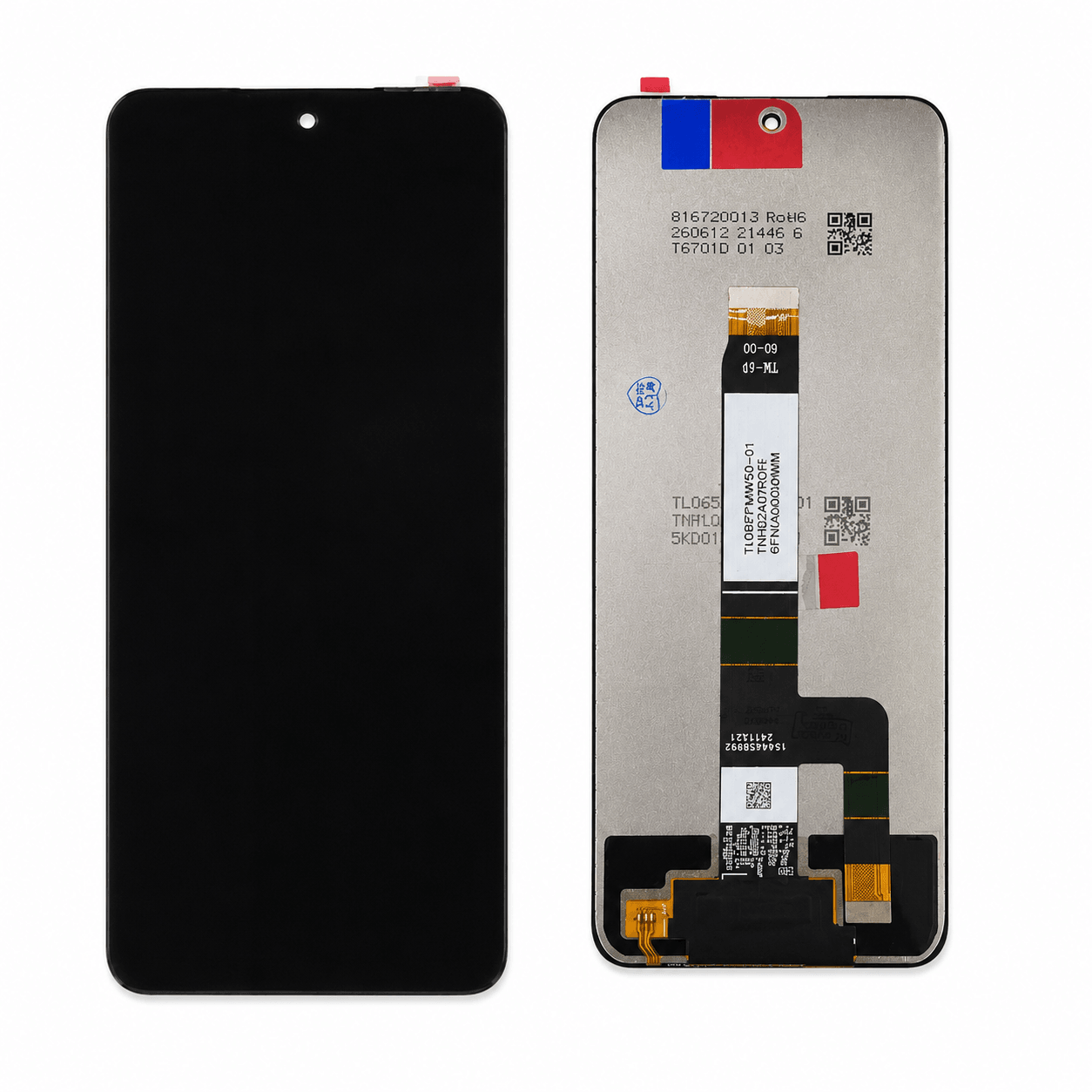Redmi 12 Servis LCD Ekran Black - Çıtasız
